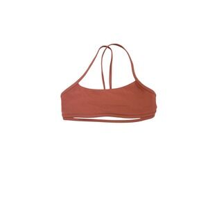 Lululemon Sports Bra Salmon Strappy Back Size 4